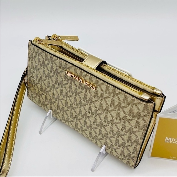 Michael Kors Large Double Zip Wallet Wristlet - Picture 9 of 10